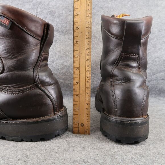 Danner Mens 8 Work Boots Hawk Nubuck Leather USA Waterproof Lace Up Handcrafted - Picture 6 of 16